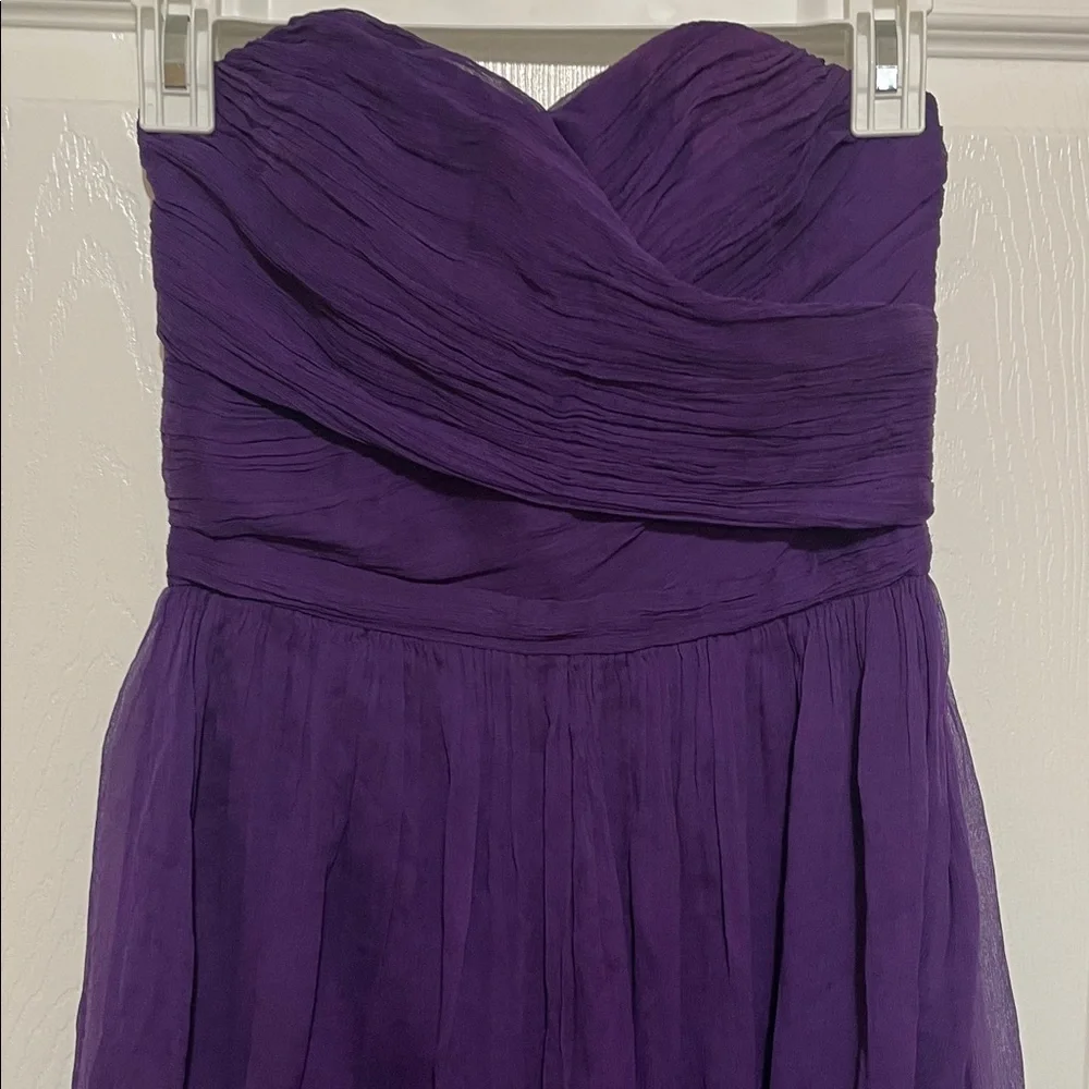 J.Crew Grecian Style Strapless Dress with Empire Waist and Ruching